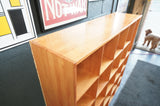 Bespoke Asymmetrical "Studio Grid" Shelving Unit in Solid Pine – Vintage Utility