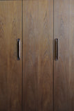 G-Plan "Fresco" Triple Wardrobe in Figured Teak – Designed by Victor Wilkins, c.1968