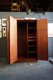 G-Plan "Fresco" Triple Wardrobe in Figured Teak – Designed by Victor Wilkins, c.1968
