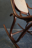 Vintage "P.I. Dinette" Bentwood Rocking Chair – Thonet Style (c.1970s)