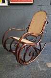 Vintage "P.I. Dinette" Bentwood Rocking Chair – Thonet Style (c.1970s)