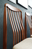 Set of 4 Teak High-Back Dining Chairs by Benny Linden – Danish Modern Style