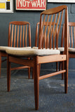 Set of 4 Teak High-Back Dining Chairs by Benny Linden – Danish Modern Style