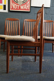 Set of 4 Teak High-Back Dining Chairs by Benny Linden – Danish Modern Style
