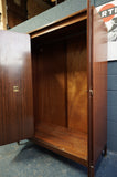 Rare G-Plan Triple Wardrobe in Afromosia (African Teak) – UK, Late 1950s