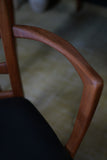 Mid-Century Danish Teak Extending Dining Table & 8 Ladder-Back Chairs