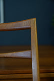 Mid-Century Danish Teak Extending Dining Table & 8 Ladder-Back Chairs