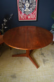 Mid Century Danish Extendable Dining Table with 6 Erling Torvits Chairs