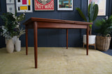 Vintage Danish Mid-Century Teak Extending Dining Table – Timeless Scandinavian Elegance
