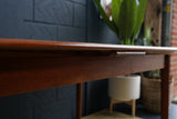 Vintage Danish Mid-Century Teak Extending Dining Table – Timeless Scandinavian Elegance