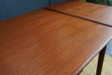 Vintage Danish Mid-Century Teak Extending Dining Table – Timeless Scandinavian Elegance