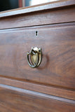 Antique Victorian Large Dark Oak Chest of Drawers