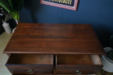 Antique Victorian Large Dark Oak Chest of Drawers