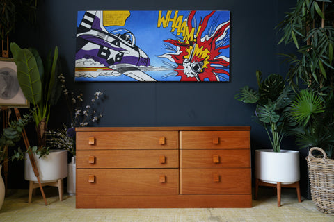 Mid-Century Oak Double Chest of Drawers – Timeless Elegance & Practical Storage