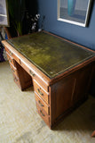 Edwardian Pitch Pine Desk