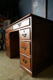Edwardian Pitch Pine Desk