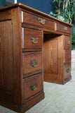 Edwardian Pitch Pine Desk