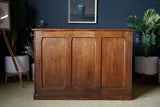 Edwardian Pitch Pine Desk