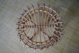 Mid Century Vintage Rattan Stool by Franco Albini for Vittorio Bonacina Italy 1960