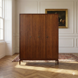 Rare G-Plan Triple Wardrobe in Afromosia (African Teak) – UK, Late 1950s