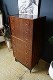 Mid-Century G Plan Tall Boy Chest of Drawers 1960s