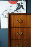 Mid-Century G Plan Tall Boy Chest of Drawers 1960s