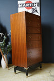 Mid-Century G Plan Tall Boy Chest of Drawers 1960s