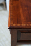 Antique Georgian Style Oak Two Drawer Dresser Hallway Table