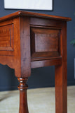 Antique Georgian Style Oak Two Drawer Dresser Hallway Table