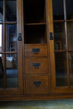 Old Charm Style Solid Oak Dresser Very Heavy Display Cabinet Storage