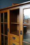 Old Charm Style Solid Oak Dresser Very Heavy Display Cabinet Storage