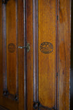 Antique Humidor Habana Cuban Cigar Box Incl. Boxes & Key Advertising Shop Display Wall Cabinet