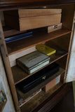 Antique Humidor Habana Cuban Cigar Box Incl. Boxes & Key Advertising Shop Display Wall Cabinet