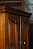 Antique Humidor Habana Cuban Cigar Box Incl. Boxes & Key Advertising Shop Display Wall Cabinet