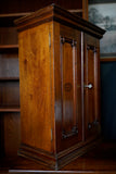 Antique Humidor Habana Cuban Cigar Box Incl. Boxes & Key Advertising Shop Display Wall Cabinet