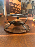 Hand-Hammered Copper & Teak Fondue Service – Continental Europe, circa 1960s