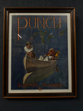 1931 Punch “Summer Number” Framed Print Cover – A Charming Piece of British Satire History