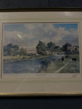 [Rare Edition 4/100] Clive Madgwick RBA 'Ballingdon Bridge' Signed Print – Suffolk, Late 20th C.