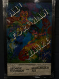 LeRoy Neiman “Muhammad Ali vs George Foreman” – ORIGINAL Framed & Sealed fight Poster