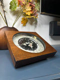 Seiko Vintage Quartz World Time Zone Clock — Airplane Design Desk & Mantle Piece