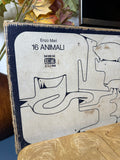 Enzo Mari “16 Animali” Puzzle — Iconic 1957 Design for Danese Milano