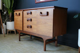 Mid Century Jentique Short Raised Sideboard Teak Rosewood 1960s 1970s 