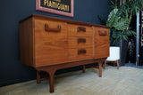 Mid Century Jentique Short Raised Sideboard Teak Rosewood 1960s 1970s