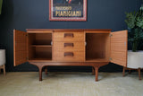 Mid Century Jentique Short Raised Sideboard Teak Rosewood 1960s 1970s