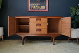 Mid Century Jentique Short Raised Sideboard Teak Rosewood 1960s 1970s 