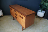 Mid Century Jentique Short Raised Sideboard Teak Rosewood 1960s 1970s