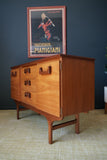 Mid Century Jentique Short Raised Sideboard Teak Rosewood 1960s 1970s