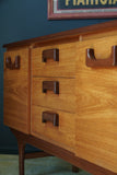 Mid Century Jentique Short Raised Sideboard Teak Rosewood 1960s 1970s 