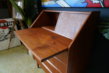 Mid Century Danish Teak Writing Bureau