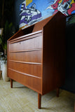 Mid Century Danish Teak Writing Bureau